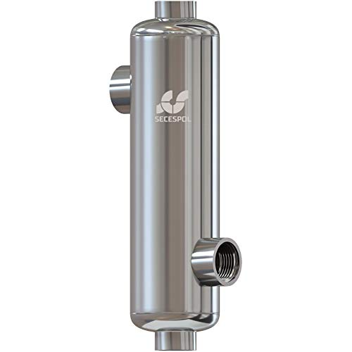 SECESPOL 316L Stainless Steel Pool Heat Exchanger for Spa/Solar/Swimming Pools - B180