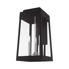 Livex Lighting 20858-04 Oslo - 3-Light Outdoor Wall Lantern, Black