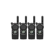 Motorola Solutions 4 Pack CLS1410 Two Way Radio Walkie Talkies UHF Black