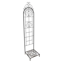 Panacea 84451 Rustica Italia Pot Trellis with Base, Rubbed Bronze, Set of 4