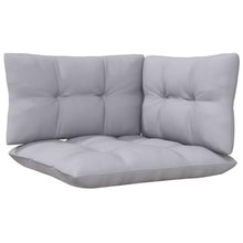 HKQWPBF 5 Piece Patio Lounge Set with Gray Cushions Pinewood