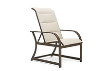 Winston Key West Padded Sling Adjustable Lounge Chair Off-white/Brown