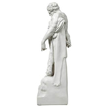 Design Toscano Farnese Hercules Greek Hero, Man of Strength Indoor/Outdoor Garden Statue, 30 inches tall, Cast Stone Resin, Antique Stone Finish