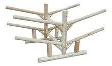 Log Kayak Rack Low 2 Canoe + 2 Kayak Rack Canyon Brown