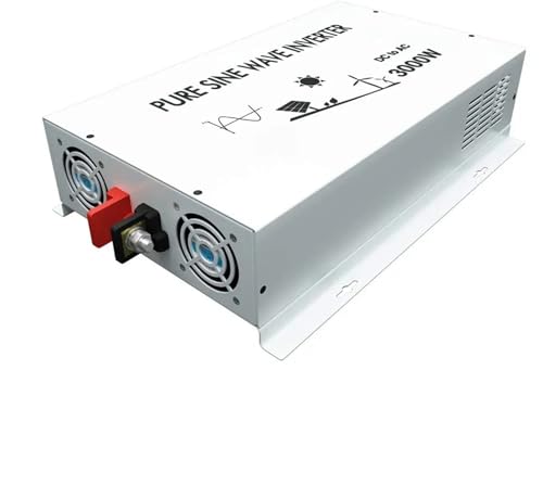 Pure Sine Wave Power Inverter 3000W 24V 220V Solar Wind Generator Transformer Convert 12V/36V/48V/72V/96V DC to 120V/230/240V AC(36V,220V,Germany)