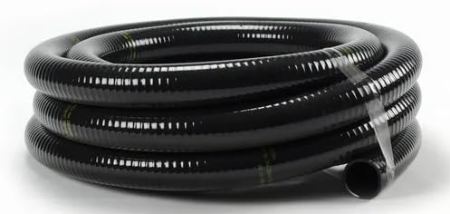 PondScape Flexible PVC Pipe – Schedule 40 Compatible Flex Hose for Ponds, Pools, Spas & Rigid PVC Pipe Applications – Glue-In Installation Black Flexpipe (3-inch x 100-feet)