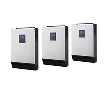 HTZALCUO Solar Hybrid Inverter 15KVA Built-in 3pcs 48V50A PWM Solar Controller with AC Charger for Solar Power System