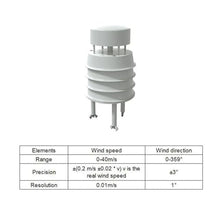 Wind Speed and Direction Sensor, Monitoring Integrated Weather Station Transmitter(Small,0-10V Output)