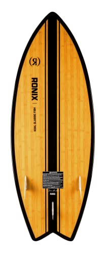 Ronix Koal Classic WakeSurf Fish - Glossy Black/Bamboo