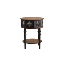 Chicken Couch End Table Solid Wood Living Room Home Sofa Side Table with Storage Retro Small Coffee Table Round Table Corner Tables for Living Room