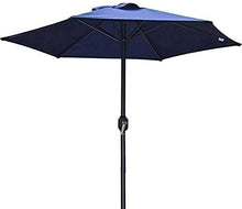 Housewares Sun Parasol Umbrella Garden Round Garden Parasol, Sunshade, UV50+, Outdoor Patio Umbrella with Crank for Cafe Beach Pool, 6 Sturdy Ribs (Color : Beige)