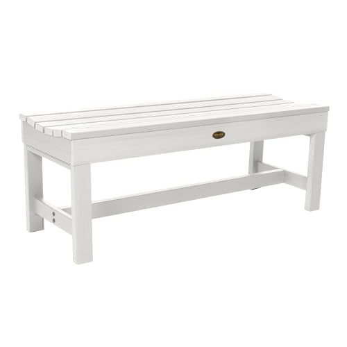 Sequoia Professional CM-BENSQ41-WHE Commercial Grade Weldon Backless Picnic Bench, 4ft, White