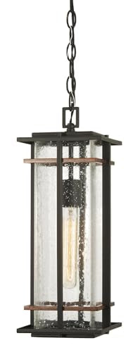 Minka Lavery Outdoor Pendant Lighting 72494-68 San Marcos, 1-Light 60 Watts, Black