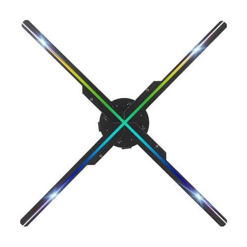 4 Blades 576 Light Chips High Definition Three Dimensional Holographic Fan Projection Advertising Machine