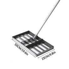 Aikimfuly Lawn Level Rake Lawn Leveling Rake, 4.5 FT Lawn Leveling Tool, Heavy Duty Stainless Steel Lawn Leveler for Garden Backyard Golf/Lawn