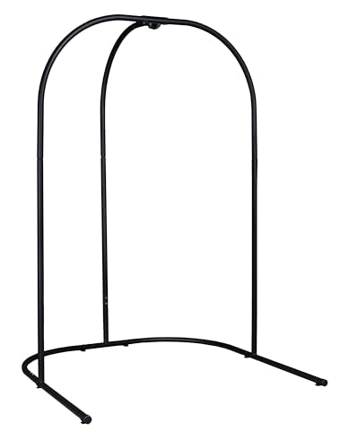 LA SIESTA® - Steel Hanging Chair Stand for Outdoor and Indoor, Galvanized Steel Stand for Hanging Chairs and Children's Hanging Nests, Hanging Hammock Chair Stand only Swing Stand(Arcada Anthracite)