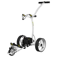 BAT-CADDY ELECTRIC GOLF CADDY X4R Sealed Lead 18-Hole Battery Powered Golf Push Cart with Remote, Dual Motor, 9-Speeds and Reverse, Cruise Control, Anti-Tip Wheel, Downhill Control Arctic White
