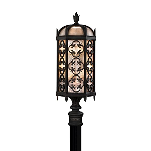 Fine Art Lamps 541480, Costa del Sol Outdoor Post Lighting, 180 Total Watts, Iron