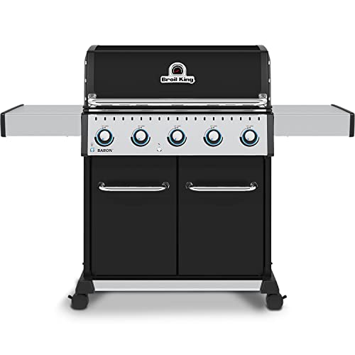Broil King 876217 Baron 520 Pro, Natural Gas (NG), Stainless Steel, Black
