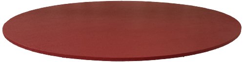 Kwik-Cover 48-M 48" Round Kwik-Cover-Maroon Fitted Table Cover (1 full case of 100)