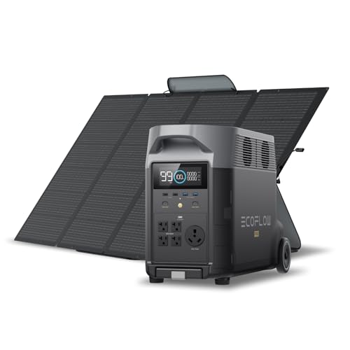 EF ECOFLOW Solar Generator 3.6KWh DELTA Pro with 400W Portable Solar Panel