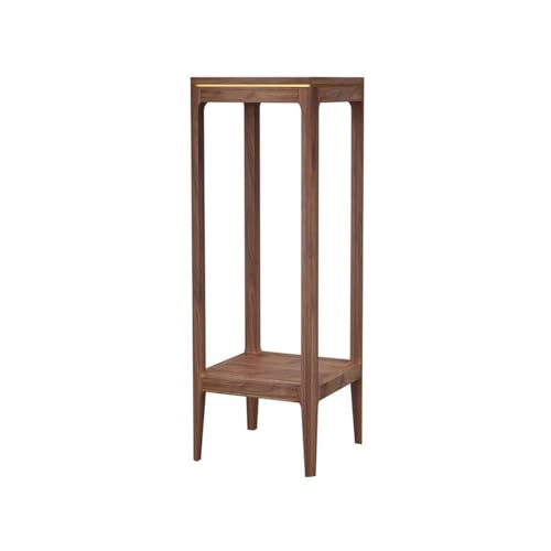 LUYOUBOZHU Vase Stand Black Walnut Plant Display Stand, New Chinese Living Room Floor-standing Household Bonsai Rack(Small)