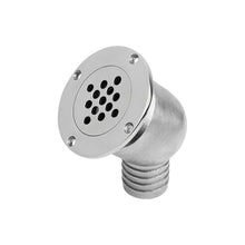 316 Stainless Steel High Mirror Polished Ball Type Deck Drain Hardware Cockpit Scupper Drain Boat Accessories 38mm