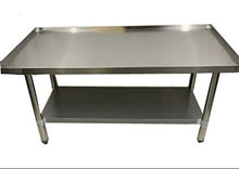 Express KitchQuip 48" x 24" Stainless Equipment Stand, Undershelf, NSF