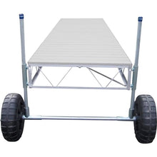 Patriot Docks 16ft Straight Roll-in Dock Gray Aluminum Deck Panels