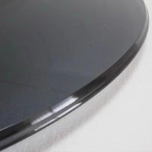 Rygcrud Round Tempered Glass Table Top - 11mm Thick, Beveled Polished Edges, Side Table Countertop for Restaurant, Home Office Desk, Tile Table(100 cm)