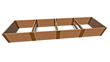 Frame It All Classic Sienna Raised Garden Bed 4' x 16' x 22" - 2" Profile Classic Sienna