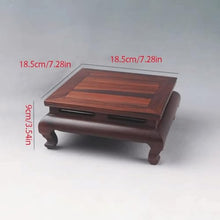 QUANGJN Pcs Plants Saucers Vase, Bonsai, Wood Carving, Teapot, Porcelain Base, Wooden Holder Plant Pot Saucers,