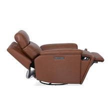 Flexsteel Refined Power Swivel Gliding Recliner with Power Headrest & Lumbar, 240° Swivel, USB-A & USB-C Charging, Hidden Cupholders, Performance Fabric, DualFlex™ Spring