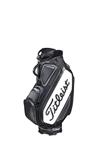 Titleist Golf Jet Black Collection Tour Cart Bag Black/White