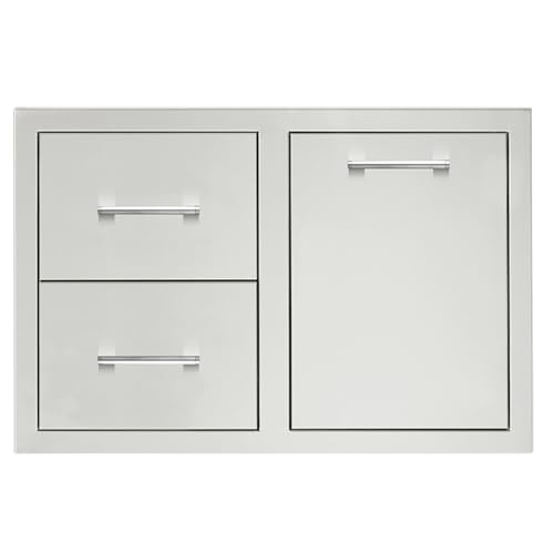 TrueFlame 36-Inch 2-Drawer & Access Door Combo