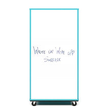 Tot Mate Mobile 60" Bookshelf with Whiteboard Back Ocean