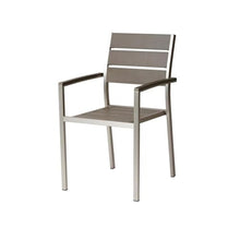 Pemberly Row 15-Piece Modern Aluminum Patio Sofa Set, Gray Finish, Durable Aluminum Frame, Polyresin Chairs/Table, Stackable Dining Chairs, Coffee Table, Loungers with Wheels for Outdoor Entertainment