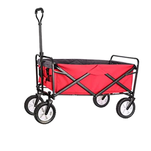Portable Garden Carts Leisure Camping Wagon Beach Cart Folding Cart with Wheels Outdoor Shopping Carts Camping Fishing Trolley