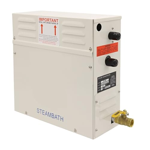 YHYWJHY Bathroom Sauna Machine Self-draining Steam Generator 3-18KW Wet Steam Machine Sauna Machine Steam Generator Home Commercial Bathroom Steam Machine for Shower in Home Steam Room Shower(12KW)
