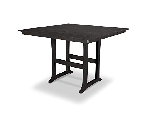 POLYWOOD® Tables Bar Table, Black