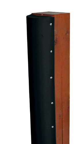 Dock Edge 4 Set PVC Piling Bumper 6-Feet Black
