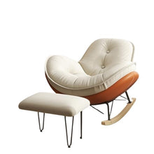 Cat Scratch Leather Rocking Chair Adult Recliner Lazy Sofa Living Room Easy Balcony