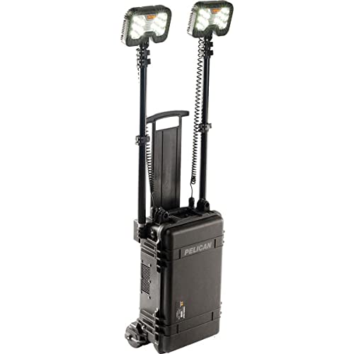 Pelican 9460-Black LED Flashlight, 6,000 Lumen Rechargeable Remote Area Lighting System - Black