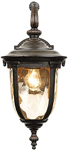 Bellagio 16 1/2" High Veranda Bronze Downbridge Outdoor Wall Light Set of 2