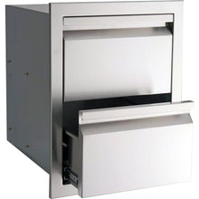 RCS Valiant Series 17-Inch Stainless Steel Double Access Drawer - VDR1