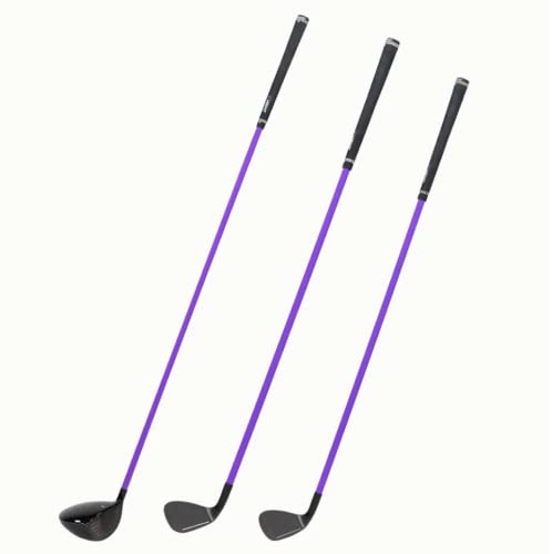 Lag Shot Golf Lady Triple Threat Combo Swing Trainer Purple