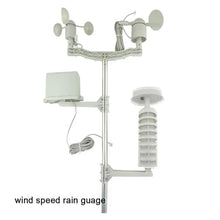 EQBVZZRD Wind Sensors Pro Wireless Weather Station PC Interface Touch Panel Solar Sensor Hygrometer Humidity Rain Wind Pressure Weather Station Center