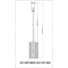 Z-Lite 5018PHBR-5010P-BK Nova - 4 Light Outdoor Post Mount-122.25 Inch Tall and 12 Inch Wide