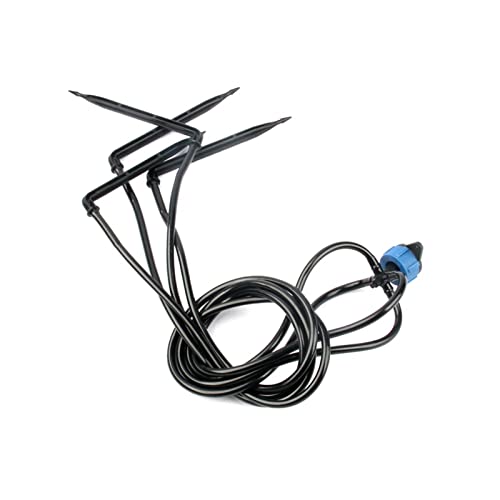 Hose Connector Adapter 4 Black Drip Arrow Launcher Kit Strawberry Irrigation System Drip Irrigation Launcher Kit Potted Plant Watering + 8L/h PC Dripper (Color : 200PCS)