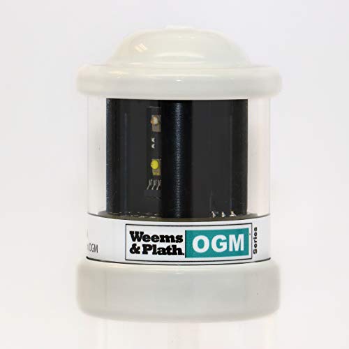 WEEMS & PLATH Q TriColor/Anchor LED Nav Light with Photodiode White